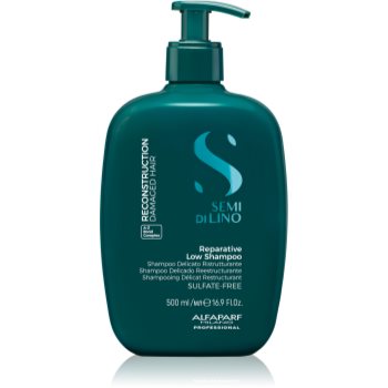 Alfaparf Milano Semi di Lino Reconstruction Reparative Low Shampoo șampon regenerator pentru par deteriorat